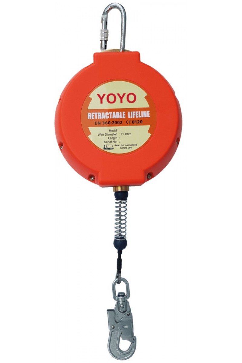 KD10 Geri sarımlı Düşüş Durdurucu Çelik Halatlı 10 mt. (YOYO) HARU